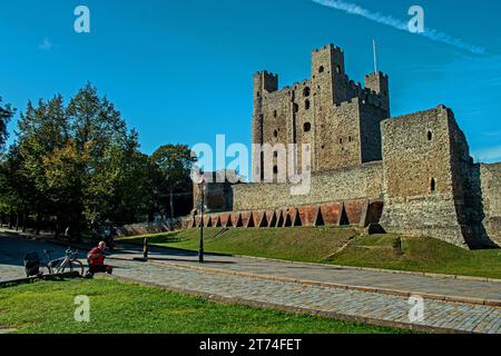 Rochester Castle, Kent, ME2. UK Stockfoto