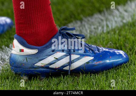 November 2023. Lissabon, Portugal. Neue Adidas-Schuhe für die Saison 2023/24 Credit: Alexandre de Sousa/Alamy Live News Stockfoto