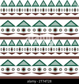 Geometrisches Muster. Nahtlose Textur Stock Vektor