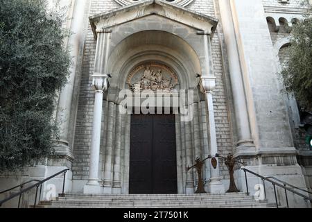 Eglise Saint Pierre d'Arene aus dem 18. Jahrhundert in Nizza in Südfrankreich Stockfoto