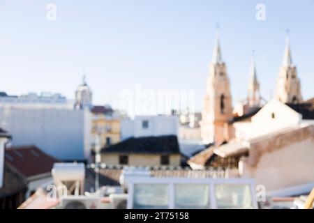 Verschwommen Stadtbild Stockfoto