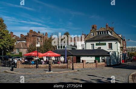 YE-PFEIL. Pub & Restaurant, Rochester, Kent. UK Stockfoto