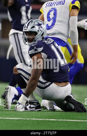 Arlington, TX USA: Dallas Cowboys Linebacker Micah Parsons (11) während eines NFL-Spiels gegen die Los Angeles Rams im AT&T Stadium am Sonntag, den 29. Oktober 20 Stockfoto