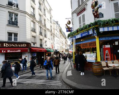 Place Saint-Pierre in Montmartre, Paris, Frankreich. Stockfoto