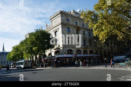 Place du Châtelet in Paris, Frankreich. Stockfoto