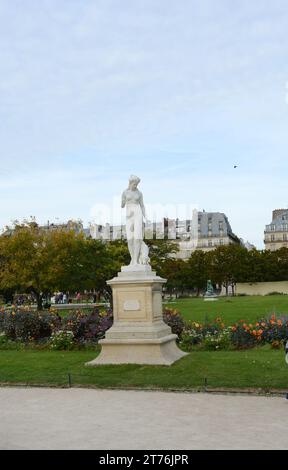 Der wunderschöne Jardin du Carrousel in Paris, Frankreich. Stockfoto