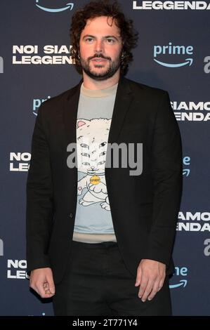 Guglielmo Scilla beim Photocall zur Amazon Prime Videoserie „Noi siamo leggenda“ im Soho House. Rom, 13.11.2023 Stockfoto