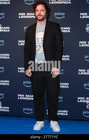 Guglielmo Scilla beim Photocall zur Amazon Prime Videoserie „Noi siamo leggenda“ im Soho House. Rom, 13.11.2023 Stockfoto