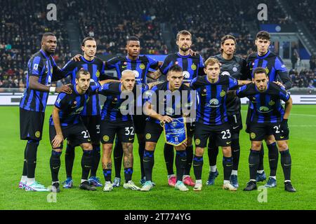Mailand, Italien. November 2023. Die Mannschaft des FC Internazionale trat 2023/24 im Giuseppe Meazza Stadion auf. ERGEBNIS: Inter 2 | 0 Frosinone Credit: SOPA Images Limited/Alamy Live News Stockfoto