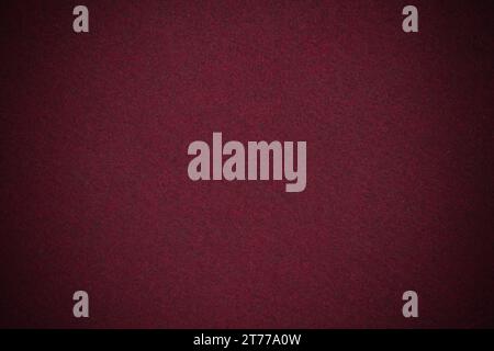 Dunkelrote Samtstruktur für Hintergrund Stockfoto
