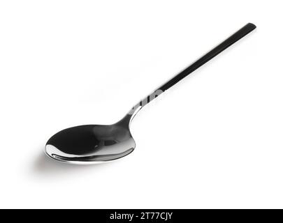 Löffel isoliert auf weißem Hintergrund, mit Leerzeichen für Text Stockfoto