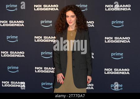 Rom, Italien. November 2023. Sofya Gershevich nimmt am Fotogespräch der Prime Video-fernsehserie „Noi siamo leggenda“ im Soho House Teil. Quelle: SOPA Images Limited/Alamy Live News Stockfoto