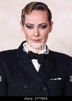 Hollywood, Usa. November 2023. HOLLYWOOD, LOS ANGELES, KALIFORNIEN, USA - 13. NOVEMBER: Die US-amerikanische Schauspielerin Jena Malone kommt bei der Premiere von Lions Gate Films' The Hunger Games: The Ballad of Songbirds and Snakes' am 13. November 2023 im TCL Chinese Theatre IMAX in Hollywood, Los Angeles, Kalifornien, USA. (Foto: Xavier Collin/Image Press Agency) Credit: Image Press Agency/Alamy Live News Stockfoto