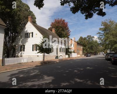 Haus in Old Salem North Carolina, USA Stockfoto