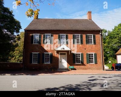 Voglar House in Old Salem North Carolina, USA Stockfoto