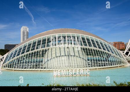 Stadt der Künste und Wissenschaften Valencia Spanien Stockfoto