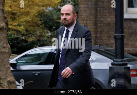 London, Großbritannien. November 2023. Richard Holden, Minister ohne Portfolio (Kabinettsbüro), kommt zur Kabinettssitzung. Quelle: Karl Black/Alamy Live News Stockfoto