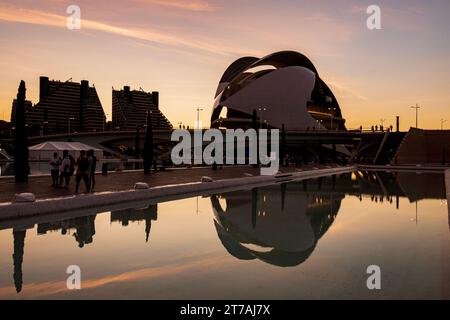 Stadt der Künste und Wissenschaften Valencia Spanien Stockfoto