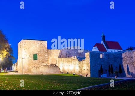 Wiener Neustadt: Kasematten in Wiener Alpen, Niederösterreich, Österreich Stockfoto