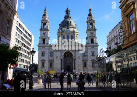 Budapest, Ungarn, 3. November 2023: St. Stephans Basilika im Zentrum von Budapest Stockfoto