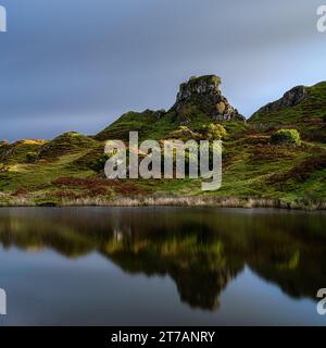 Fairy Glen, Isle of Skye, Schottland Stockfoto