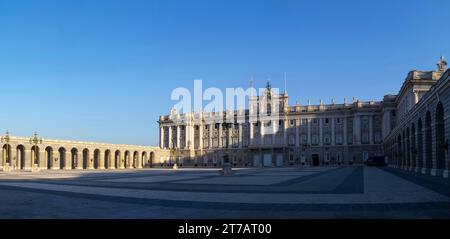 Königspalast in Madrid Stockfoto