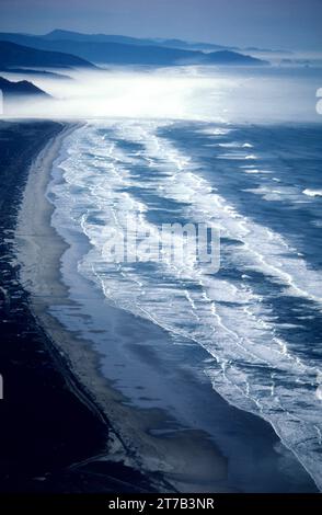 Neahkahnie Strand von Neahkahnie Berg, Oswald West State Park, Oregon Stockfoto