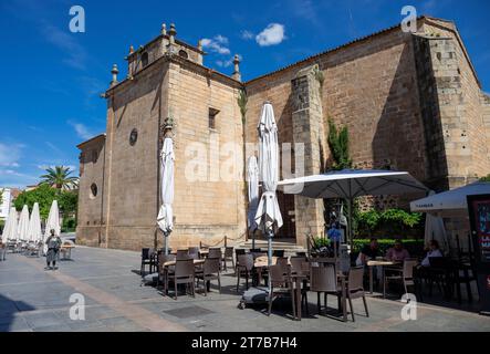 Europa, Spanien, Extremadura; Caceres, Kirche des Heiligen Johannes des Täufers (Iglesia San Juan Bautista) Stockfoto