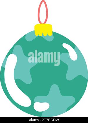 Isolierte weihnachtskugelbaum-Symbol Vektor Stock Vektor