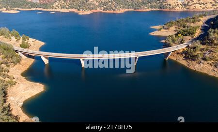 Don Pedro Reservoir, Herbst 2023 Stockfoto