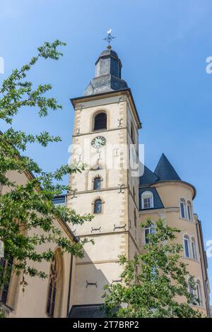 Michaelskirche (Eglise Saint-Michel) ab Rue Sigefroi, Ville Haute, Stadt Luxemburg, Luxemburg Stockfoto