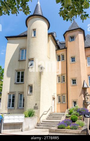 Abgeordnetenkammer von Luxemburg, Rue du Marché-aux-Herbes, Ville Haute, Stadt Luxemburg, Luxemburg Stockfoto