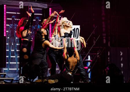 Italien 12. November 2023 RuPaul's Drag Race: Werq die Welt - La Diamond - Assago Forum Mailand © Andrea Ripamonti / Alamy Stockfoto