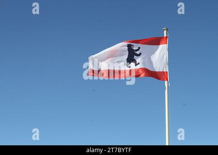 18. märz 2018; Berlin, Deutschland. Flagge von Berlin. Stockfoto
