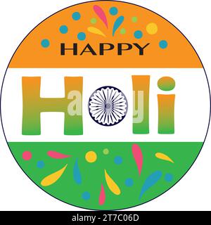 Happy Holi Festival Stock Vektor