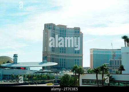 14. November 2023, Las Vegas Street Circuit, Las Vegas, FORMEL 1 HEINEKEN SILVER LAS VEGAS GRAND PRIX 2023, im Bild der Palazzo in Las Vegas. Stockfoto