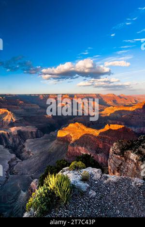 Sonnenuntergang, Abendstimmung, Hopi Point, Grand Canyon National Park, South Rim, Arizona, USA Stockfoto