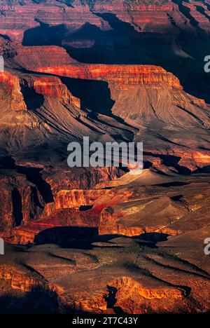 Sonnenuntergang, Abendstimmung, Hopi Point, Grand Canyon National Park, South Rim, Arizona, USA Stockfoto