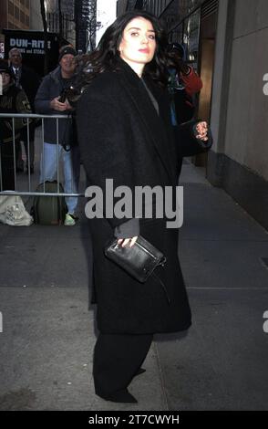 NEW YORK, NY: Eve Hewson wurde am 14. November 2023 in New York City bei der Today Show von NBC gesehen. Copyright: XRWx Credit: Imago/Alamy Live News Stockfoto