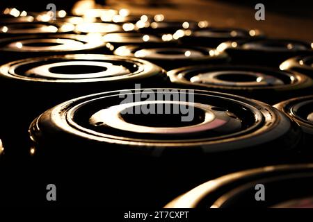 Las Vegas, USA. November 2023. Pirelli Tyres Formel 1 World Championship, Rd 22, Las Vegas Grand Prix, Dienstag, 14. November 2023. Las Vegas Strip Circuit, Las Vegas, Nevada, USA. Quelle: James Moy/Alamy Live News Stockfoto