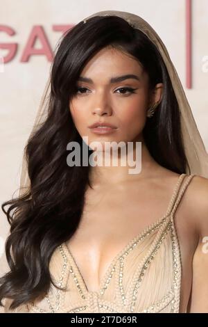 Rachel Zegler bei der Premiere des Kinofilms The Hunger Games: The Ballad of Songbirds & Snakes / die Tribute von Panem - The Ballad of Songbirds and Snakes' im TCL Chinese Theatre. Los Angeles, 13.11.2023 Stockfoto