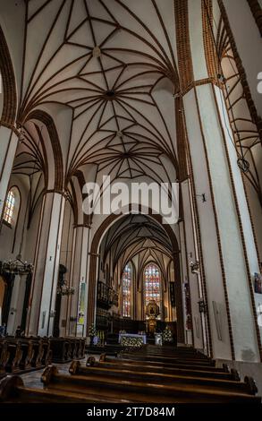 St. Die Johns-Kathedrale in Warschau ist eine katholische Kirche in der Altstadt von Warschau. St. Johannes steht unmittelbar neben der Jesuitenkirche Warsaws und Mutter ch Stockfoto