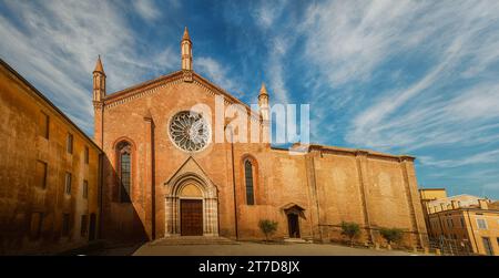 Kirche St. Francis in Mantua, Lombardei, Norditalien. Stockfoto