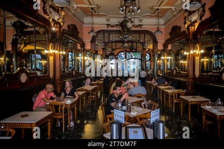 Café Majestic, Rua de Santa Caterina, Porto, Portugal Stockfoto