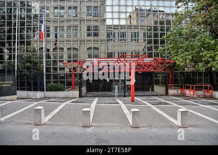 Marseille, Frankreich. November 2023. Ansicht des Justizgerichts von Marseille. (Credit Image: © Gerard Bottino/SOPA Images via ZUMA Press Wire) NUR REDAKTIONELLE VERWENDUNG! Nicht für kommerzielle ZWECKE! Stockfoto