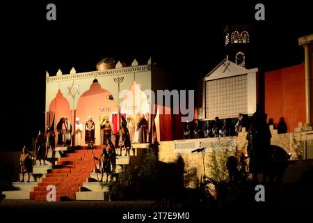 Der Tod der Gerechten. Villa Musone in Loreto. Marken. Italien Stockfoto