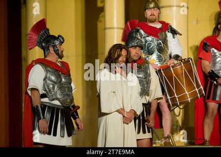 Der Tod der Gerechten. Villa Musone in Loreto. Marken. Italien Stockfoto