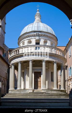 San Pietro in Montorio Al Gianicolo. Rom. Latium. Italien Stockfoto