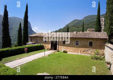 Abtei von San Pietro in Valle. Ferentillo. Umbrien. Italien. Europa Stockfoto