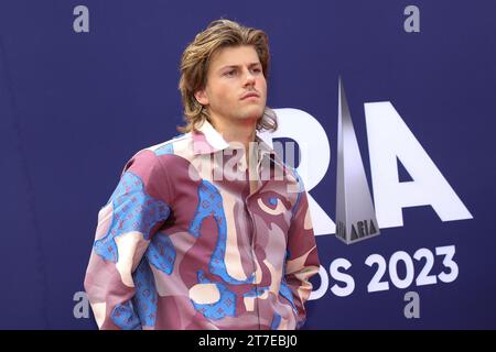 15. November 2023: RUEL nimmt am 15. November 2023 an den 37. Jährlichen ARIA Awards im Hordern Pavilion in Sydney, NSW Australien Teil (Foto: © Christopher Khoury/Australian Press Agency via ZUMA Wire). Nicht für kommerzielle ZWECKE! Stockfoto
